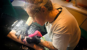 Photo stand tatouage